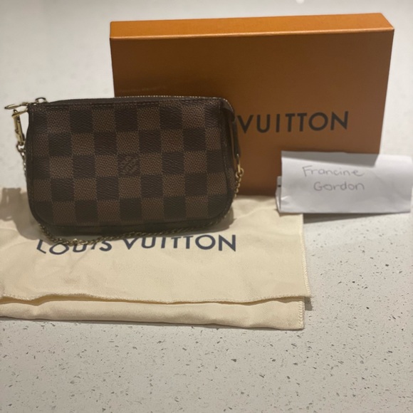 Mini pochette in Damier Ebene - Picture 1 of 9